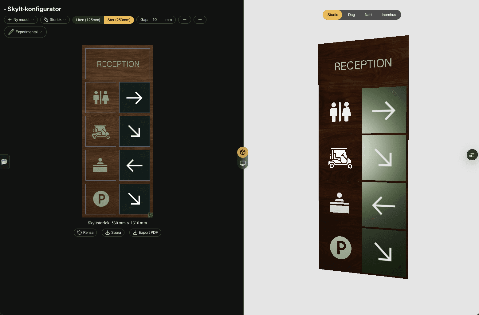 Signage System Webbapp